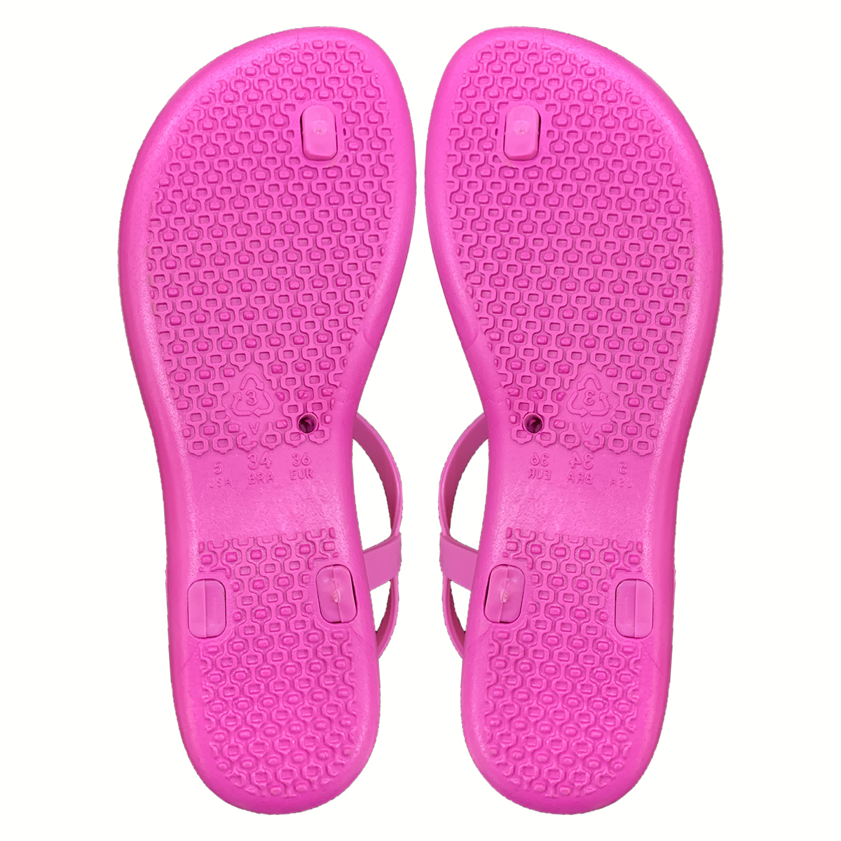 Pvc Women'S Shoes Y-Shaped Beach European Style Plastic Flat Heel Fashion Sandals
