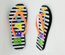  Hot-Selling Print Ladies Beach Slipper Flip-Flops PE Flip Flops For Women Men Kids