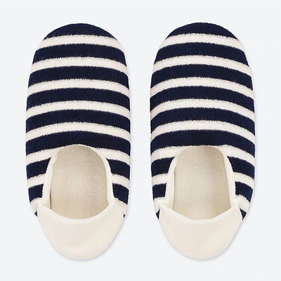 Comfortable Two-way Stripe Winter Slippers